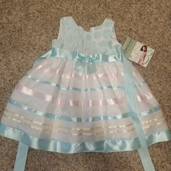 Girls 3T Bonnie Jean fancy spring DRESS NWT - Picture 1 of 4